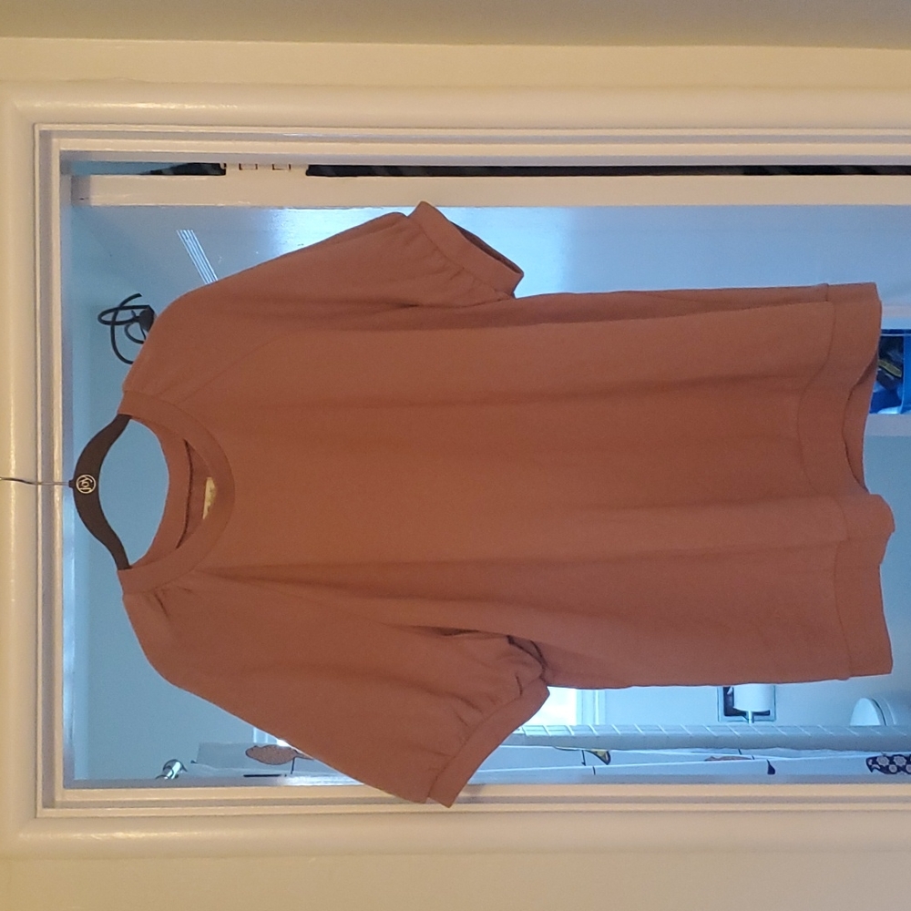 Madewell Plus Puff Sleeve Sweatshirt Tee